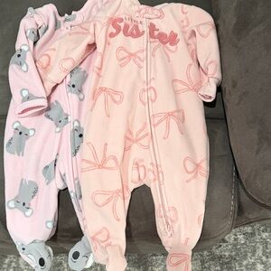 Carter's Pink Bow and Koala Kids One Piece Set